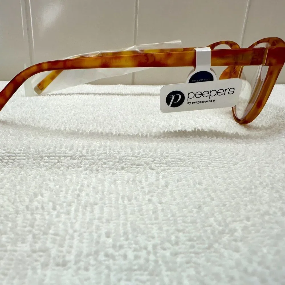 Anthropologie Peepers Reading Glasses Canyon Blue Light Blocking 2.50 • NEW •